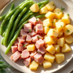 Simple Ham & Potato Lunch Plate - Fresh Start 30: A Journey To Better Health